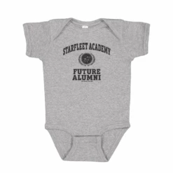 Star Trek: Starfleet Academy Future Alumni Baby Bodysuit -T-shirt Store ST SFA Alumni 64 100370 HEATHER GREY MF