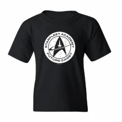 Star Trek Starfleet Academy Future Cadet Kids Short Sleeve T-Shirt -T-shirt Store ST SFA FCAD 100016 Kids ShortSleeve Tshirt Black MF
