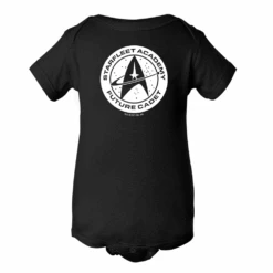 Star Trek: Starfleet Academy Future Cadet Baby Bodysuit -T-shirt Store ST SFA FCAD 100051 Baby Bodysuit Black MF
