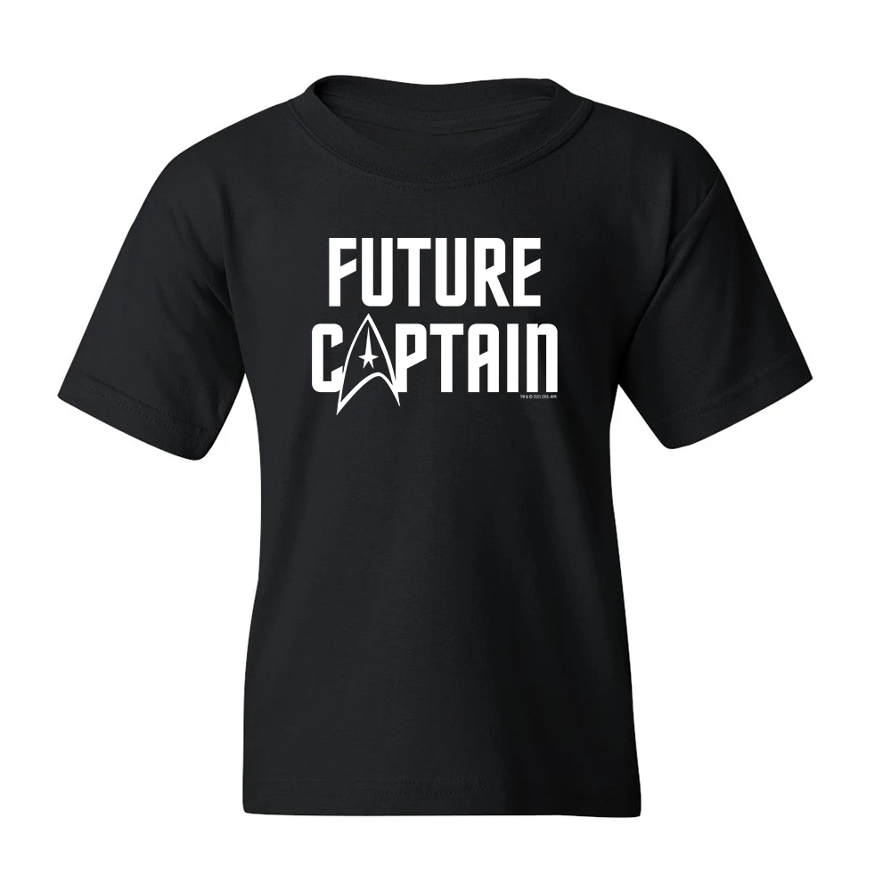 Star Trek: The Original Series Future Captain Kids Short Sleeve T-Shirt 3 Star Trek: The Original Series Future Captain Kids Short Sleeve T-Shirt