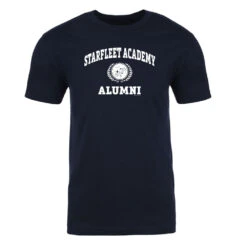Star Trek Starfleet Academy Alumni Adult Short Sleeve T-Shirt -T-shirt Store ST SFA VAR1 3600 Adult Navy 1