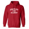 Star Trek Starfleet Academy EST. 2161 Fleece Hooded Sweatshirt -T-shirt Store ST SFA VAR2 18500 Hoodie Red 1