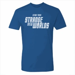 Star Trek: Strange New Worlds Logo Adult Short Sleeve T-Shirt -T-shirt Store ST SNW LOGO 100011 Adult ShortSleeve Tshirt Royal MF