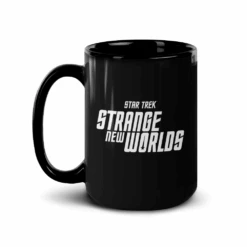 Star Trek: Strange New Worlds Logo Mug 10 Star Trek: Strange New Worlds Logo Mug -T-shirt Store ST SNW LOGO 100389 15oz BlackMug Left MF