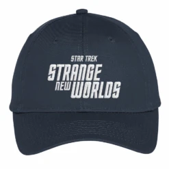 Star Trek: Strange New Worlds Logo Embroidered Hat -T-shirt Store ST SNW Logo 100176 NVY MF