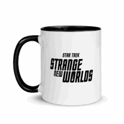 Star Trek: Strange New Worlds Logo Two-Tone Mug -T-shirt Store ST SNW Logo 101009 BLK LF MF