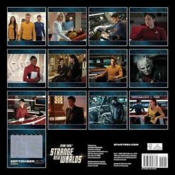 Star Trek: Strange New Worlds 2024 Wall Calendar -T-shirt Store ST SNW24WC 29 MF4