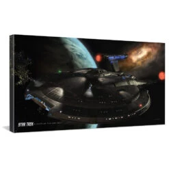 Star Trek: Enterprise Ships Of The Line Distant Cousins Traditional Canvas