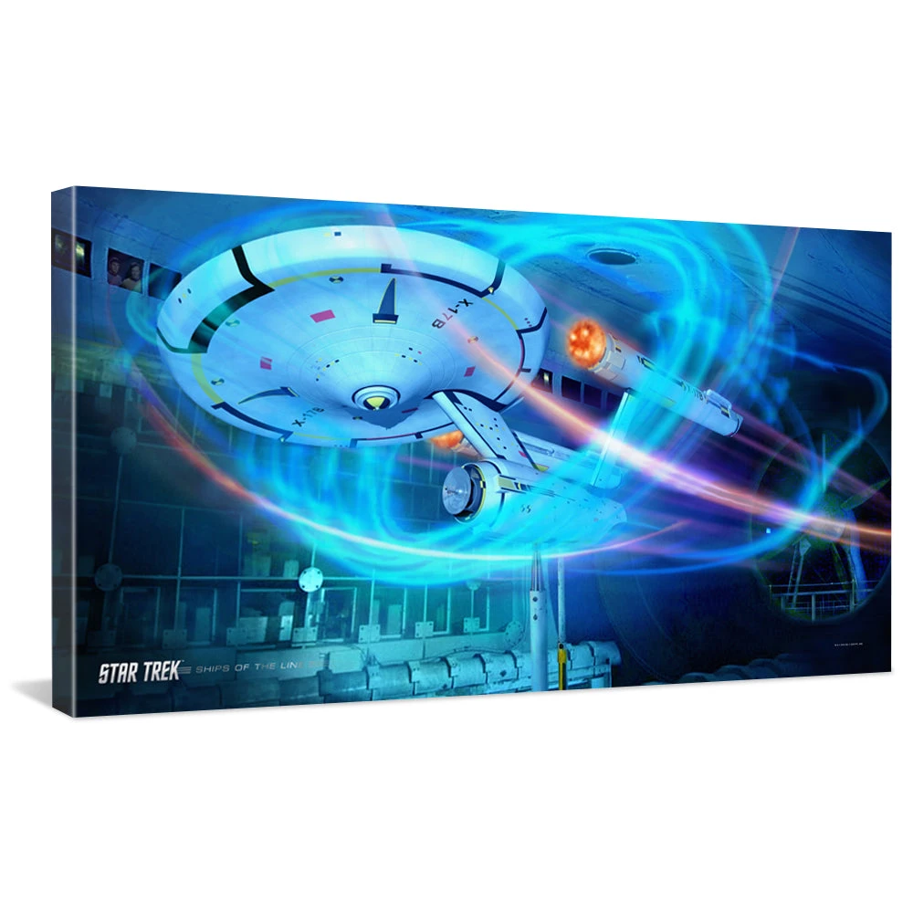 Star Trek: Enterprise Ships Of The Line Wind Tunnel Traditional Canvas 3 Star Trek: Enterprise Ships Of The Line Wind Tunnel Traditional Canvas
