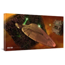 Star Trek: Voyager Ships Of The Line Armored Voyager Traditional Canvas