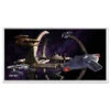Star Trek: Deep Space Nine Ships Of The Line Wheel In The Sky Floating Frame Wrapped Canvas