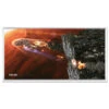 Star Trek: The Next Generation Ships Of The Line Terminal Descent Floating Frame Wrapped Canvas -T-shirt Store ST SOTL Framed White 1 NextGeneration TerminalDescent