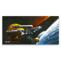 Star Trek: The Original Series Ships Of The Line Oceans Of Blue And Seas Of Fire Removable Wall Peel