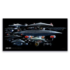 Star Trek Ships Of The Line Starfleet Collage Removable Wall Peel