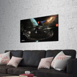 Star Trek: Enterprise Ships Of The Line Distant Cousins Removable Wall Peel 7 Star Trek: Enterprise Ships Of The Line Distant Cousins Removable Wall Peel -T-shirt Store ST SOTL Peel Interior Enterprise DistantCousins