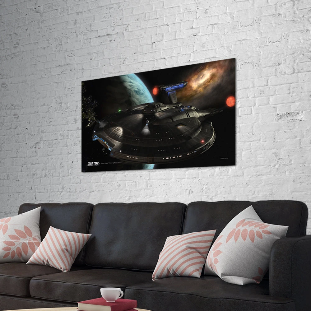 Star Trek: Enterprise Ships Of The Line Distant Cousins Removable Wall Peel 5 Star Trek: Enterprise Ships Of The Line Distant Cousins Removable Wall Peel - Image 3