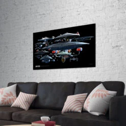 Star Trek Ships Of The Line Starfleet Collage Removable Wall Peel -T-shirt Store ST SOTL Peel Interior ShipsoftheLine Collage