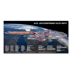 Star Trek Ships Of The Line 2024 Wall Calendar -T-shirt Store ST SOTL24WC 29 MF3