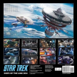 Star Trek Ships Of The Line 2024 Wall Calendar -T-shirt Store ST SOTL24WC 29 MF4