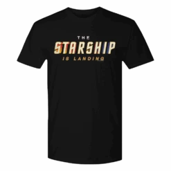 Star Trek The Starship Is Landing Adult Short Sleeve T-Shirt
