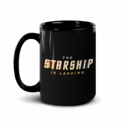 Star Trek The Starship Is Landing Black Mug -T-shirt Store ST STAR 68 100085 15 LF MF