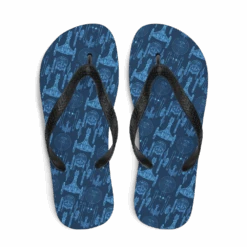 Star Trek Ships Of The Line Pattern Adult Flip Flops
