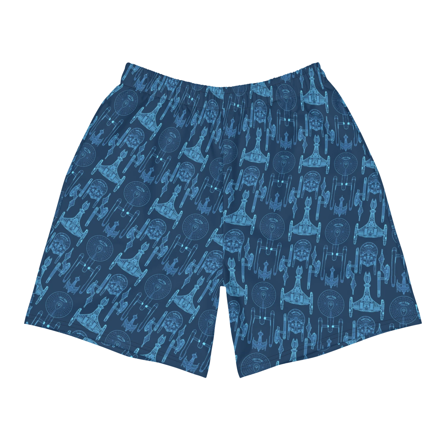 Star Trek Ships Of The Line Athletic Shorts 3 Star Trek Ships Of The Line Athletic Shorts