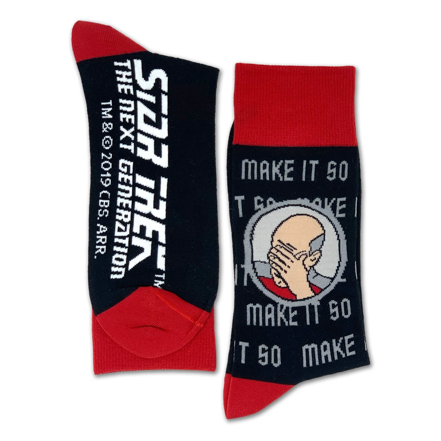 Star Trek: The Next Generation Facepalm Sock 5 Star Trek: The Next Generation Facepalm Sock - Image 3