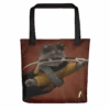 Star Trek: The Next Generation Worf Cat Premium Tote Bag 1 Star Trek: The Next Generation Worf Cat Premium Tote Bag -T-shirt Store ST TNG C WC Tote Bag Mockup Front
