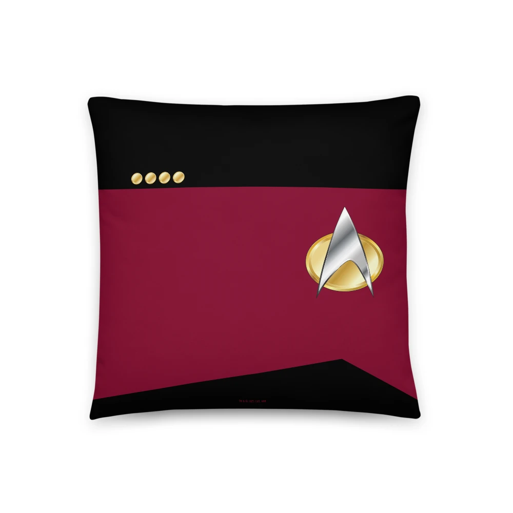 Star Trek: The Next Generation Command Uniform Throw Pillow 5 Star Trek: The Next Generation Command Uniform Throw Pillow - Image 3