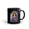 Star Trek: The Next Generation Deanna Troi Black Mug -T-shirt Store ST TNG DEANNAH 11oz Black Mug Mockup Right