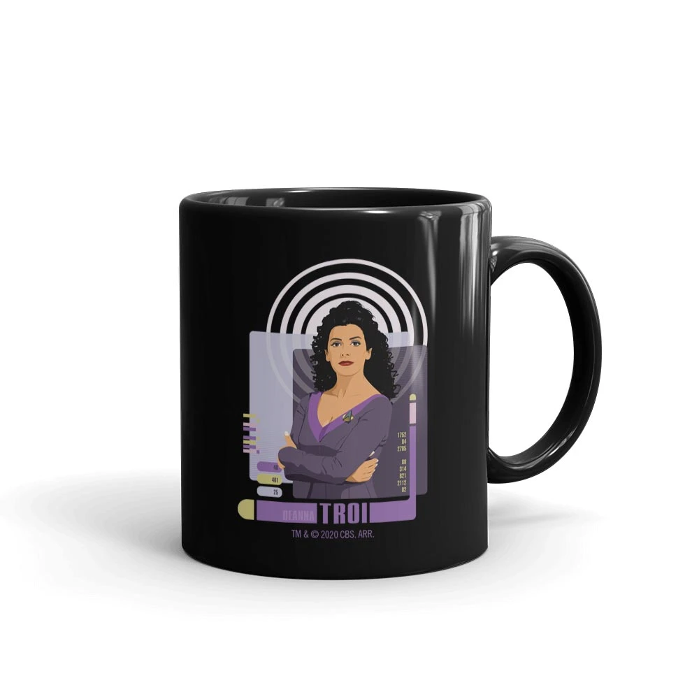 Star Trek: The Next Generation Deanna Troi Black Mug 3 Star Trek: The Next Generation Deanna Troi Black Mug