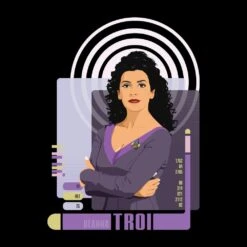 Star Trek: The Next Generation Deanna Troi Black Mug 8 Star Trek: The Next Generation Deanna Troi Black Mug -T-shirt Store ST TNG DEANNAH Black Mug RO