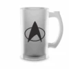 Star Trek: The Next Generation Delta 16oz Frosted Beer Stein 1 Star Trek: The Next Generation Delta 16oz Frosted Beer Stein -T-shirt Store ST TNG Delta 101070 MF