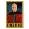 Star Trek: The Next Generation Make It So Portrait Gallery Wrapped Canvas -T-shirt Store ST TNG MIS Portrait Canvas 16x24 1