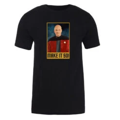 Star Trek: The Next Generation Make It So Portrait Adult Short Sleeve T-Shirt