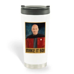 Star Trek: The Next Generation Make It So Portrait Travel Mug