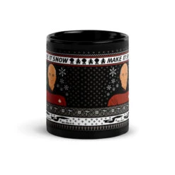 Star Trek: The Next Generation Make It Snow Mug -T-shirt Store ST TNG MISPOD StarTrek 11ozMug 21146 Black Image03