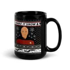 Star Trek: The Next Generation Make It Snow Mug -T-shirt Store ST TNG MISPOD StarTrek 15ozMug 21531 1 Black Image01