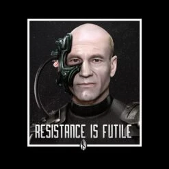 Star Trek: The Next Generation Picard Resistance Is Futile Black Mug -T-shirt Store ST TNG PRIFH Black Mug RO