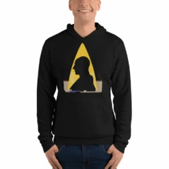 Star Trek: The Next Generation Picard Silhouette Adult Fleece Hooded Sweatshirt -T-shirt Store ST TNG PS 100148 Hooded Sweatshirt MF