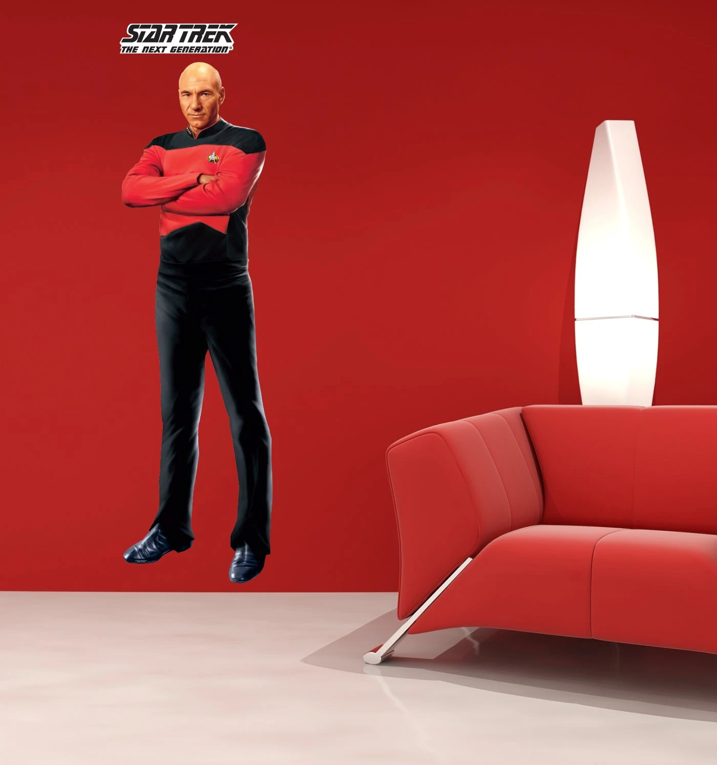 Star Trek: The Next Generation Picard Wall Decal 3 Star Trek: The Next Generation Picard Wall Decal