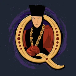 Star Trek: The Next Generation Q Adult Fleece Hooded Sweatshirt 8 Star Trek: The Next Generation Q Adult Fleece Hooded Sweatshirt -T-shirt Store ST TNG Q 100148 Adult Hooded Sweatshirt RO