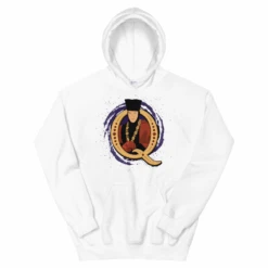 Star Trek: The Next Generation Q Adult Fleece Hooded Sweatshirt 11 Star Trek: The Next Generation Q Adult Fleece Hooded Sweatshirt -T-shirt Store ST TNG Q 100148 Adult Hooded Sweatshirt White MF