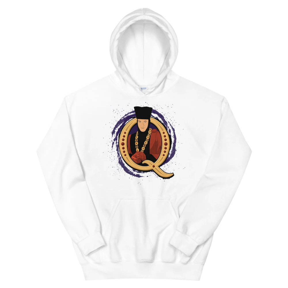 Star Trek: The Next Generation Q Adult Fleece Hooded Sweatshirt 7 Star Trek: The Next Generation Q Adult Fleece Hooded Sweatshirt - Image 5