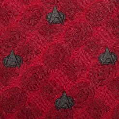 Star Trek: The Next Generation Red Delta Shield Men's Tie 11 Star Trek: The Next Generation Red Delta Shield Men's Tie -T-shirt Store ST TNG RD TR 3
