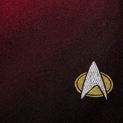 Star Trek: The Next Generation Shield Red Ombre Men's Tie -T-shirt Store ST TNGOMB RD TR 2
