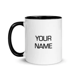 Star Trek: The Original Series Delta Personalized 11 Oz Two-Tone Mug -T-shirt Store ST TOS 1 101009 11 BLACK L MF