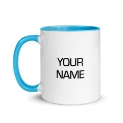 Star Trek: The Original Series Delta Personalized 11 Oz Two-Tone Mug -T-shirt Store ST TOS 1 101009 11 BLUE L MF