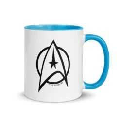 Star Trek: The Original Series Delta Personalized 11 Oz Two-Tone Mug -T-shirt Store ST TOS 1 101009 11 BLUE R MF